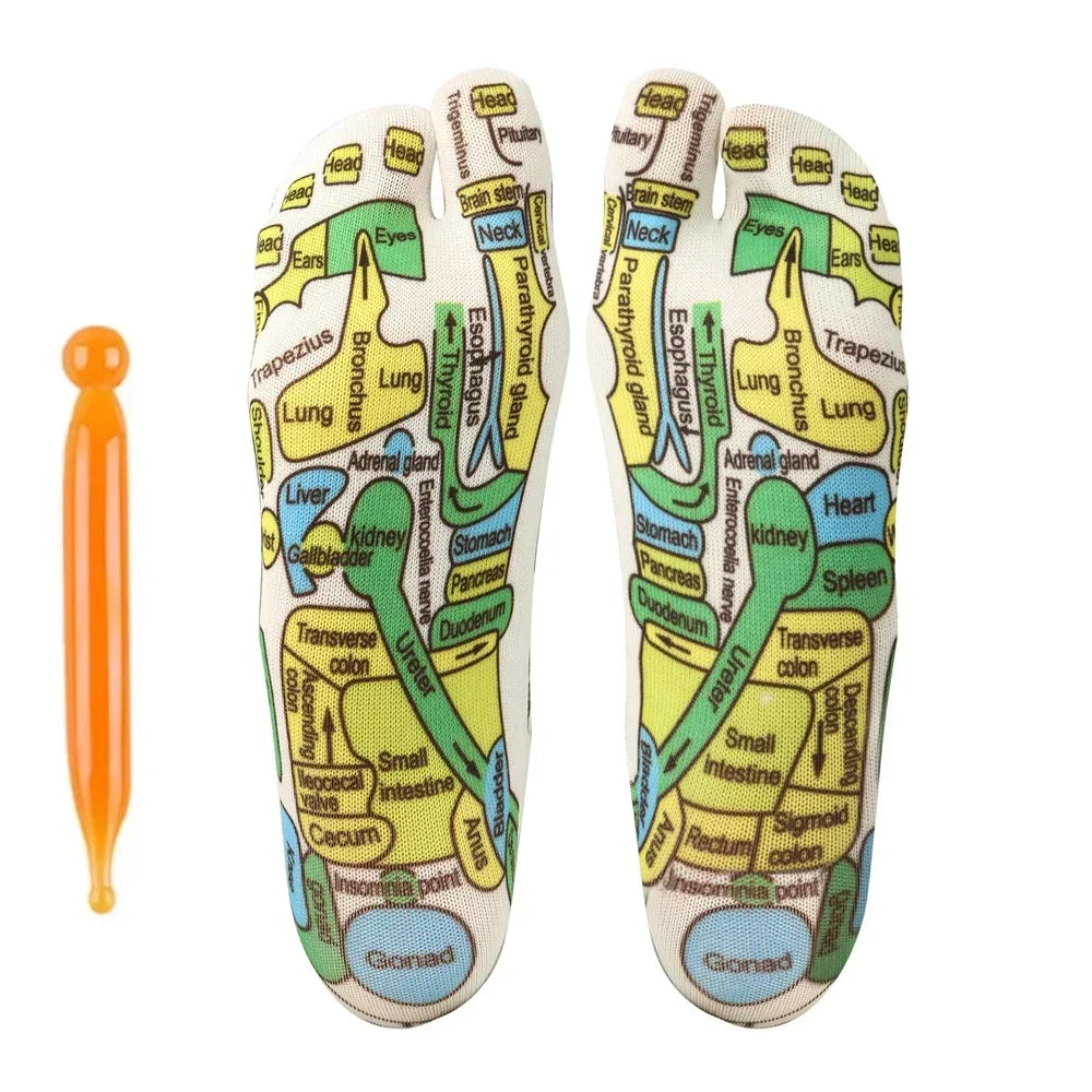 Reflexology Socks Gloves Massage Foot Care