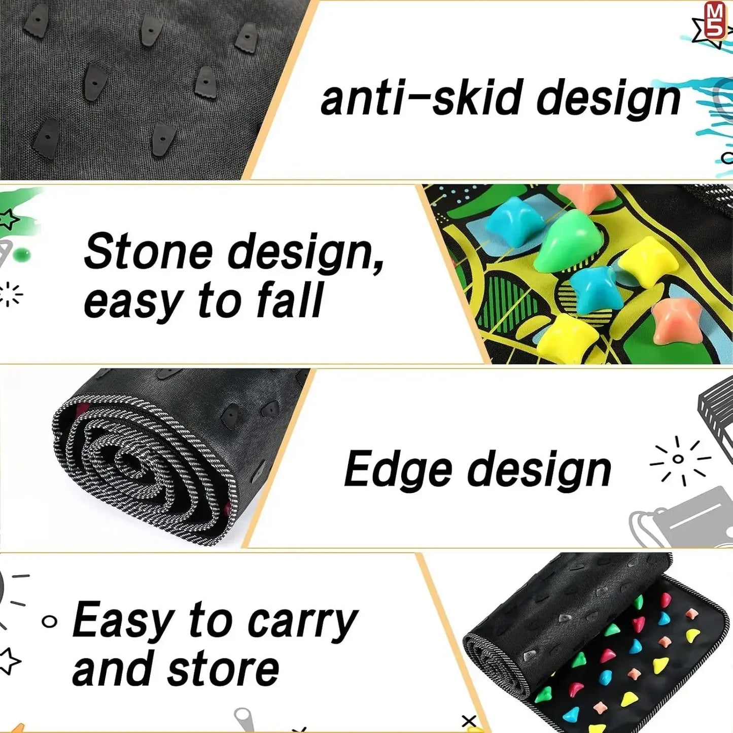 Fingerpressure Board Foot Massage Pad